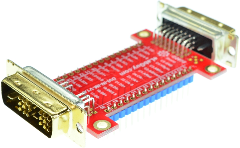 DVI-I Dual Link Female connector Breakout Board